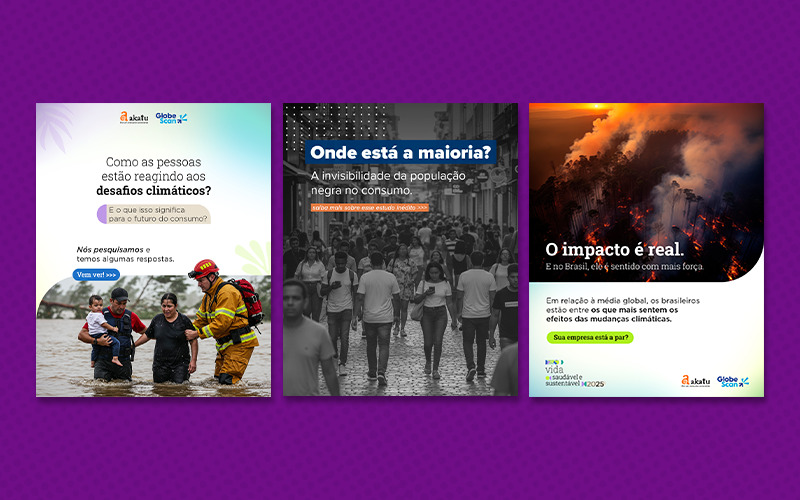 imagem ilustrativa de como âme storytelling transformou dados em narrativa para o instituto akatu na pesquisa dataraça